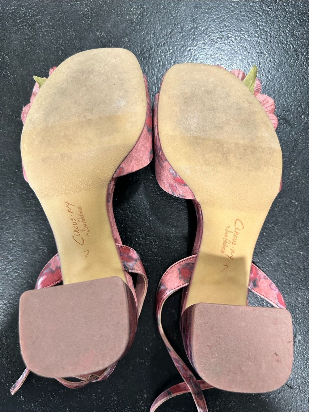 Sam Edelman Circus Aria Floral Block Heel Sandals - Picture 7 of 7